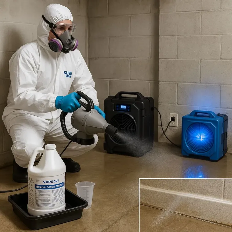 Sanitization and Odor Removal process in Columbia, IL