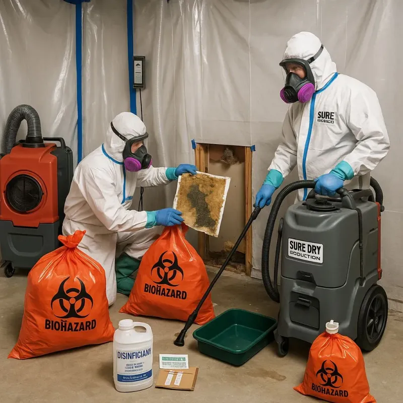 Contaminated Water Handling Protocols process in Columbia, IL